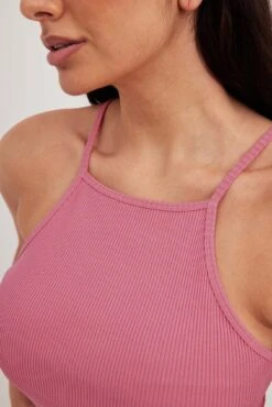 Robe Dos Nu Courte En Jersey -Lady Doux Soldes Magasin jersey halterneck mini dress 1044 000290 0015 38207