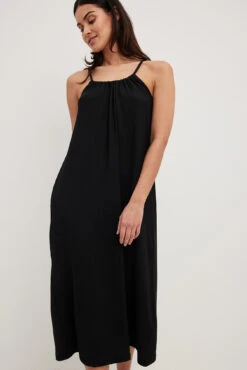 Robe Mi-longue En Jersey à Fines Bretelles -Lady Doux Soldes Magasin jersey slip midi dress 1018 010548 000222374