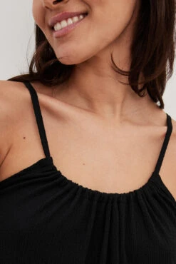 Robe Mi-longue En Jersey à Fines Bretelles -Lady Doux Soldes Magasin jersey slip midi dress 1018 010548 000222405