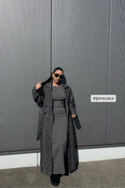 NA-KD Robe Longue En Maille Fine Côtelée -Lady Doux Soldes Magasin jonacaca 1100 006463 0008 social