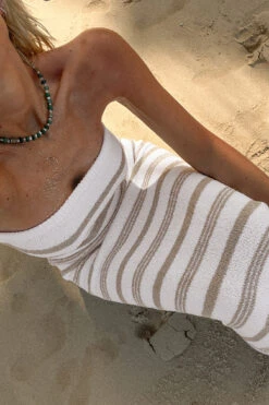 Robe Bandeau En Maille