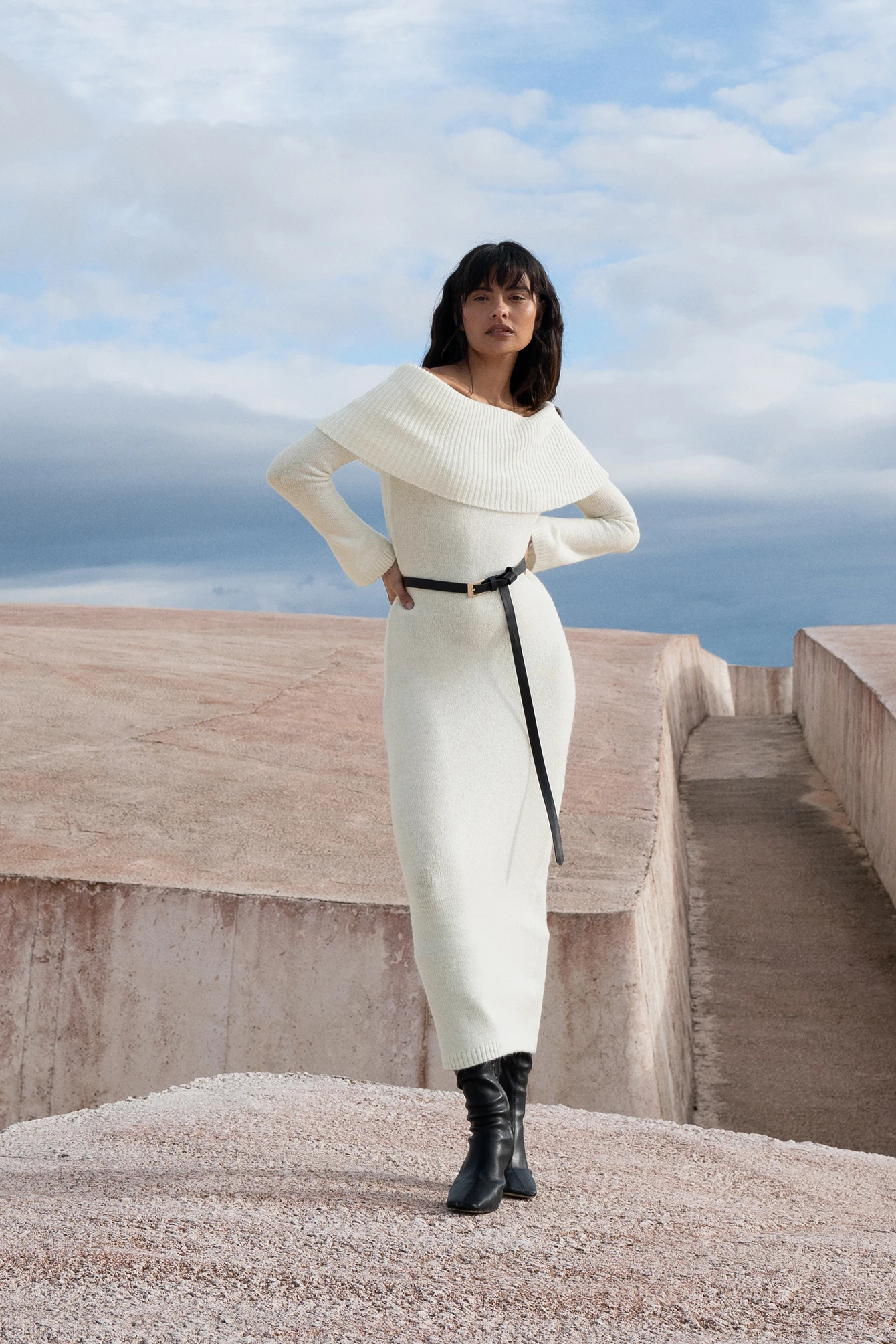 Robe Mi-longue En Tricot 7 Robe Mi-longue En Tricot – Image 7