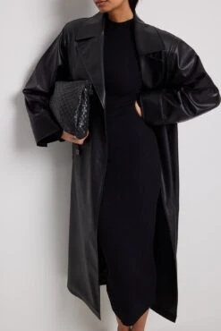 Robe Longue En Maille Avec épaulettes -Lady Doux Soldes Magasin knitted shoulder pads maxi dress 1018 009814 000212589 1