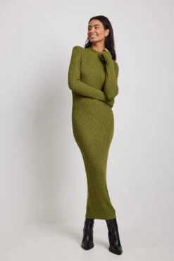 Robe Longue En Maille Avec épaulettes 22 Robe Longue En Maille Avec épaulettes -Lady Doux Soldes Magasin knitted shoulder pads maxi dress 1018 009814 00521140