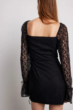 Robe Mini En Dentelle 5 Robe Mini En Dentelle -Lady Doux Soldes Magasin lace mini dress 1017 001854 000220013