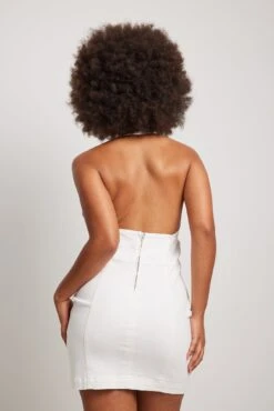 NA-KD Robe à Lacer -Lady Doux Soldes Magasin lacing halterneck dress 1018 009853 02600407