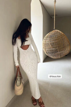 Robe Longue à Décolleté Profond -Lady Doux Soldes Magasin lauu.loo 1708 000175 0260 social copy