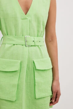 Robe Cargo En Lin Mélangé 9 Robe Cargo En Lin Mélangé -Lady Doux Soldes Magasin linen blend cargo dress 1708 000200 001012644