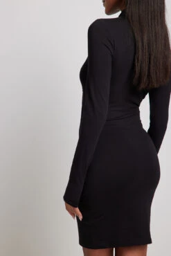 Robe Courte En Tulle à Manches Longues 6 Robe Courte En Tulle à Manches Longues -Lady Doux Soldes Magasin mesh detail long sleeve mini dress 1017 002181 0002 1602