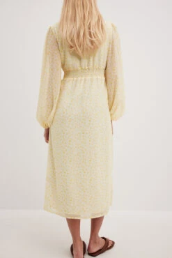 Robe Mi-longue Boutonnée Sur Le Devant -Lady Doux Soldes Magasin midi dress 1014 001560 2495 2426