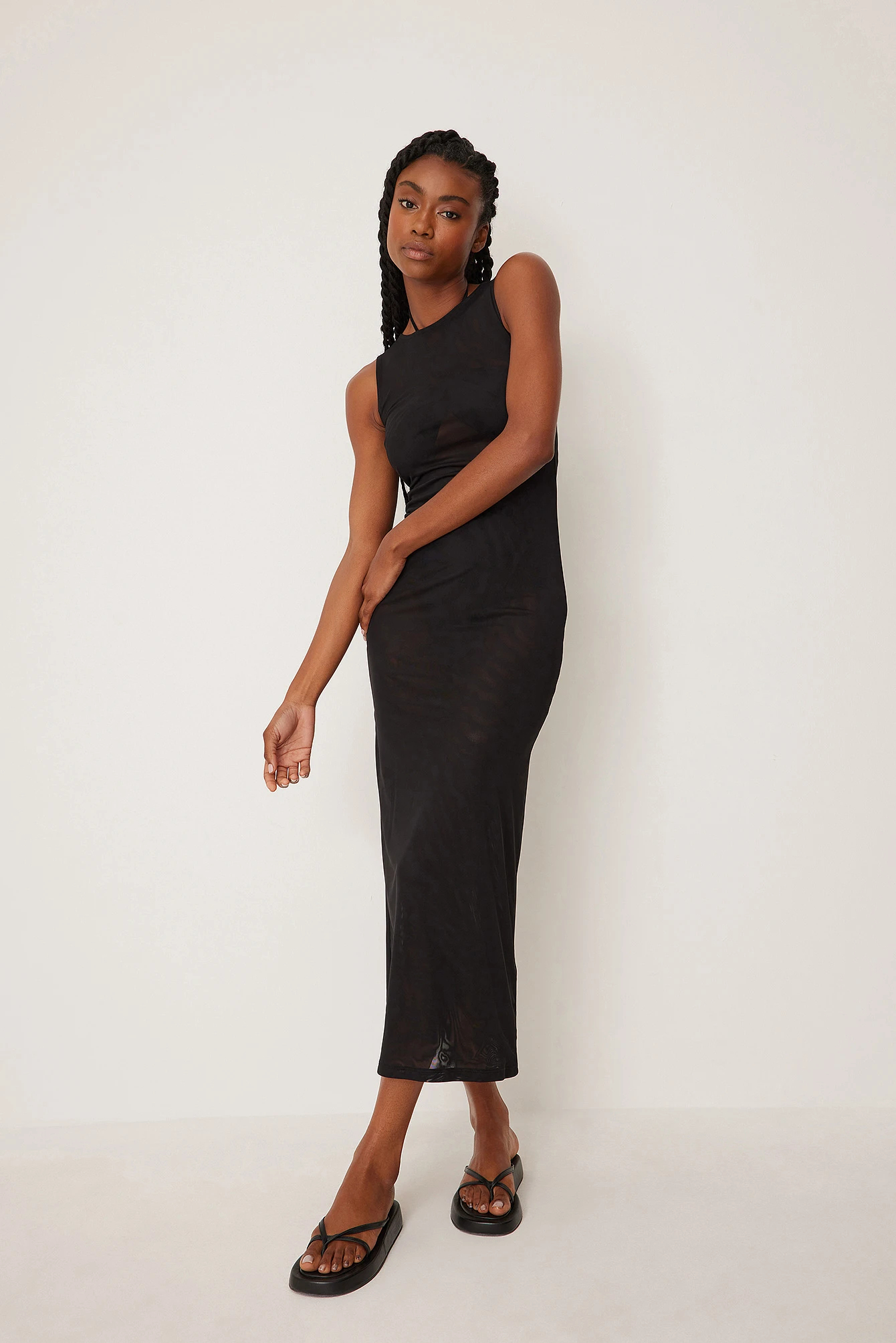 Robe Mi-longue En Maille 3 Robe Mi-longue En Maille – Image 3