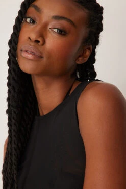 Robe Mi-longue En Maille 7 Robe Mi-longue En Maille -Lady Doux Soldes Magasin midi mesh dress 1687 000078 0002 5621