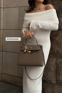 Robe Mi-longue En Tricot 15 Robe Mi-longue En Tricot -Lady Doux Soldes Magasin milena.karl 1018 010095 0260 social