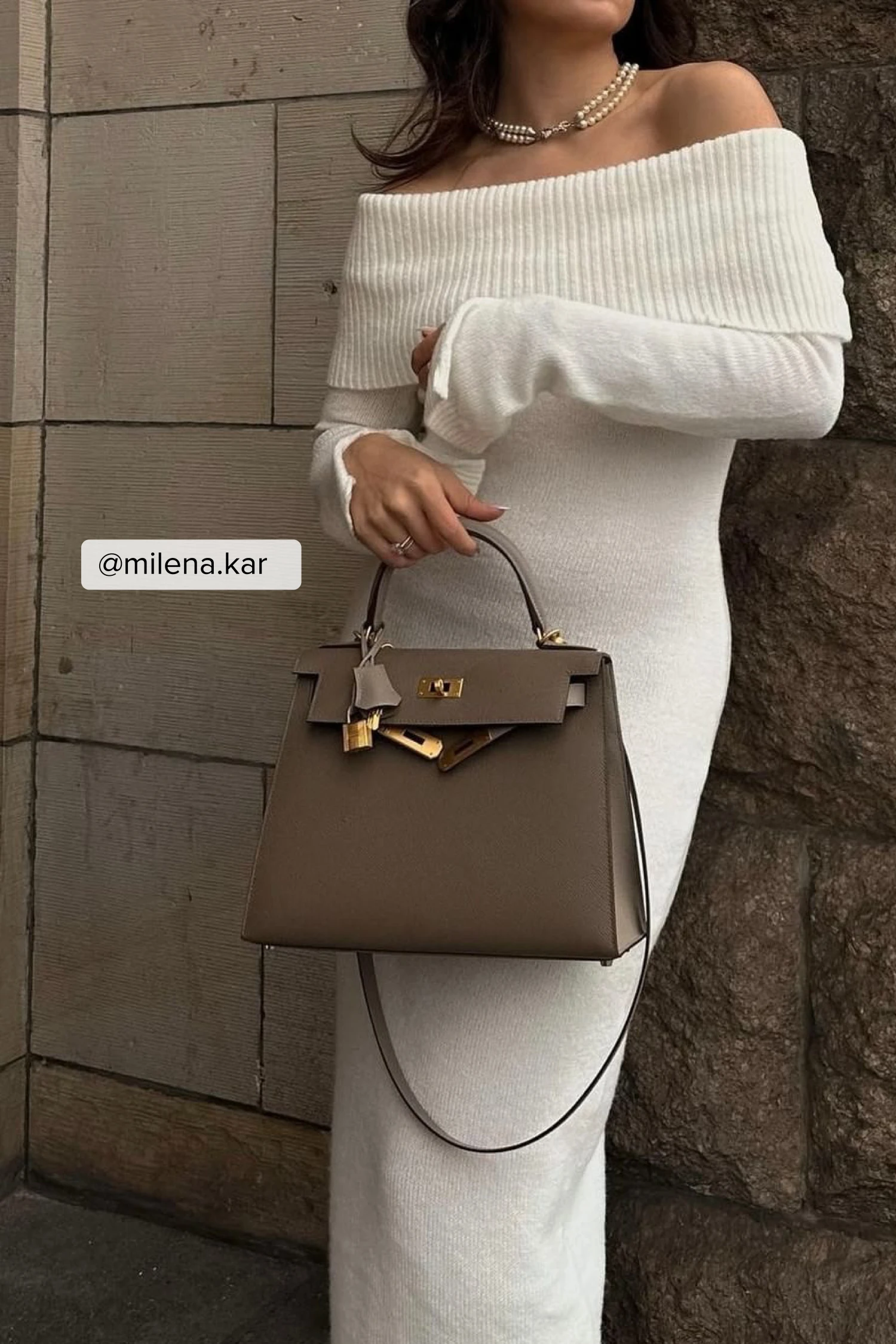 Robe Mi-longue En Tricot 8 Robe Mi-longue En Tricot – Image 8