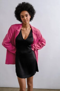 Robe Mini En Satin 14 Robe Mini En Satin -Lady Doux Soldes Magasin mini satin dress 1017 001115 0002 01e