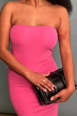 Robe Tube Mi-longue Ajustée -Lady Doux Soldes Magasin na kd fitted midi tube dress 1100 006170 0015 0121 1