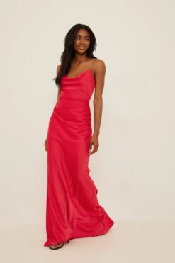 Maxi Robe Satin 16 Maxi Robe Satin -Lady Doux Soldes Magasin na kd gathered maxi satin dress 1018 009265 00040692