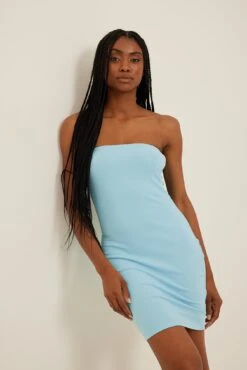 Mini Robe Côtelée -Lady Doux Soldes Magasin na kd ribbed mini tube dress 1100 006251 0047 0568