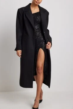 Robe Asymétrique à Sequins