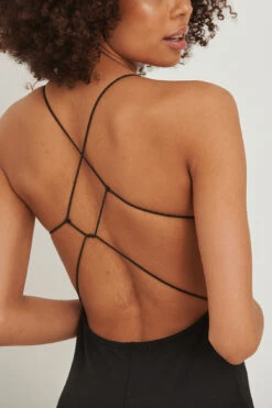 Robe Longue à Laçage Dans Le Dos -Lady Doux Soldes Magasin nakd back detailed maxi dress 1017 001435 0002 04g