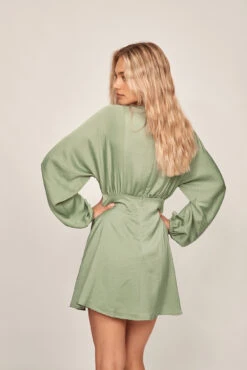 Robe Mini à Manches Ballon