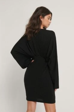 Robe Mini À Paillettes Manches Chauve-Souris -Lady Doux Soldes Magasin nakd batwing glitter mini dress 1017 000921 0002 02k