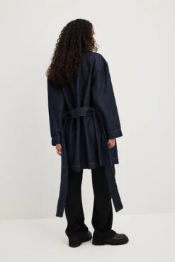 NA-KD Robe En Jean à Ceinture -Lady Doux Soldes Magasin nakd belted denim dress 1100 006889 1478 13334