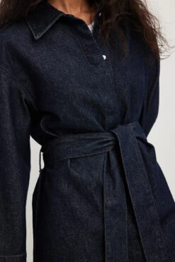 NA-KD Robe En Jean à Ceinture -Lady Doux Soldes Magasin nakd belted denim dress 1100 006889 1478 13353