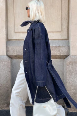 NA-KD Robe En Jean à Ceinture