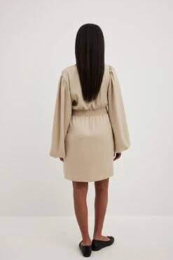 Robe Courte Boutonnée Sur Le Devant -Lady Doux Soldes Magasin nakd button front detail mini dress 1017 002214 0668 7720