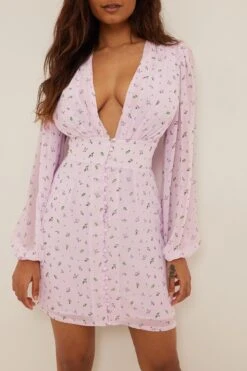 NA-KD Robe Mini Boutonnée En Mousseline 7 NA-KD Robe Mini Boutonnée En Mousseline -Lady Doux Soldes Magasin nakd chiffon button up mini dress 1017 001479 8201 3997