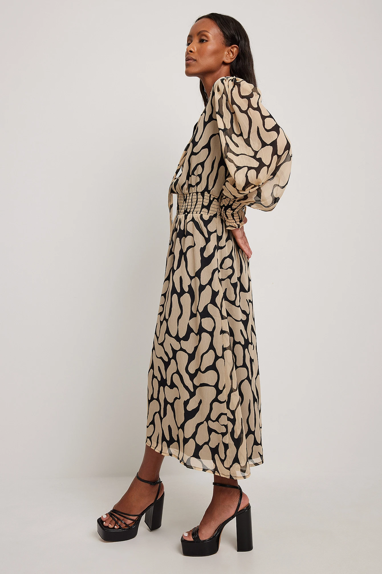 Robe Midi En Mousseline 8 Robe Midi En Mousseline – Image 8