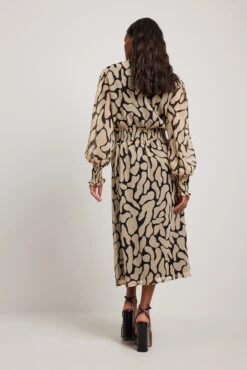 Robe Midi En Mousseline 13 Robe Midi En Mousseline -Lady Doux Soldes Magasin nakd chiffon midi dress 1014 001460 0698 2086 copy