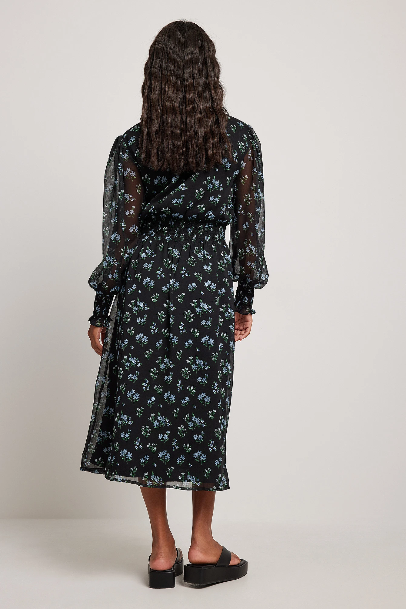 Robe Midi En Mousseline 3 Robe Midi En Mousseline – Image 3