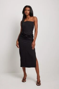 Robe Style Corset Mi-longue 6 Robe Style Corset Mi-longue -Lady Doux Soldes Magasin nakd corset detail midi dress 1594 000691 0002 3531