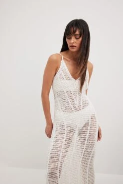 Robe En Maille Crochetée -Lady Doux Soldes Magasin nakd croche knitted dress 1686 000143 0001 12567
