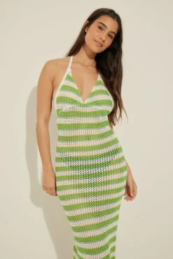 Maxi Robe En Crochet -Lady Doux Soldes Magasin nakd crochet maxi dress 1730 000040 9250 43543