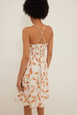 Robe En Lin à Armatures 14 Robe En Lin à Armatures -Lady Doux Soldes Magasin nakd cup detail linen dress 1018 009127 1920 4749 1