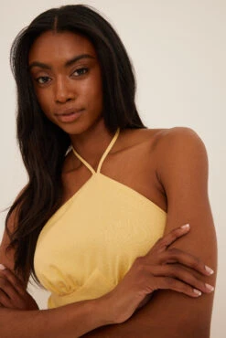 Robe Mini En Lin Mélangé -Lady Doux Soldes Magasin nakd cups details linen mini dress 1017 001563 0024 0318