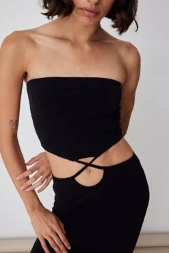 Robe Bandeau à Découpe 9 Robe Bandeau à Découpe -Lady Doux Soldes Magasin nakd cut out detailed bandeau jersey dress 1760 000036 0002 4729