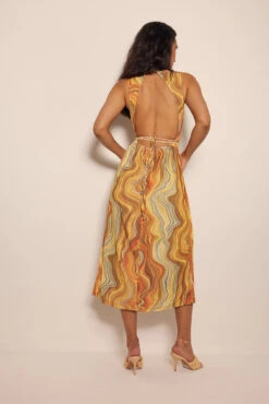 Mini Robe à Cordon -Lady Doux Soldes Magasin nakd cut out drawstring midi dress 1748 000018 9649 04