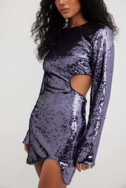 Robe Courte à Découpes Et Sequins 8 Robe Courte à Découpes Et Sequins -Lady Doux Soldes Magasin nakd cut out sequin dress 1779 000040 0208 8554