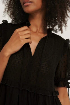 Robe Dobby À Smocks 14 Robe Dobby À Smocks -Lady Doux Soldes Magasin nakd dobby smocked mini dress 1014 000922 0002 05g