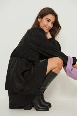 Robe Col En V -Lady Doux Soldes Magasin nakd drapey v neck dress 1017 000999 0002 04g 1