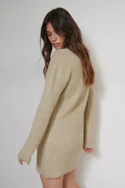 Robe En Maille à épaules Tombantes -Lady Doux Soldes Magasin nakd dropped shoulder knitted dress 1733 000011 1201 02b