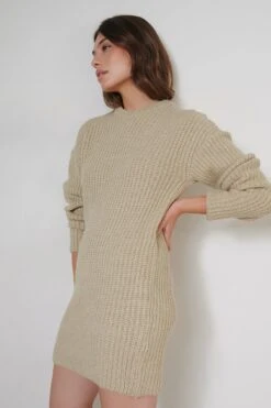 Robe En Maille à épaules Tombantes -Lady Doux Soldes Magasin nakd dropped shoulder knitted dress 1733 000011 1201 04g