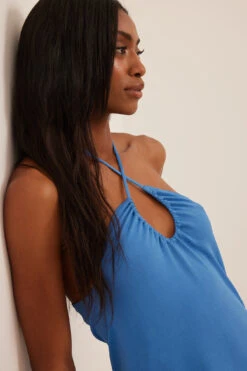 NA-KD Mini Robe Fluide En Maille Fine -Lady Doux Soldes Magasin nakd fine knitted flowy midi dress 1100 006095 0003 5167 1