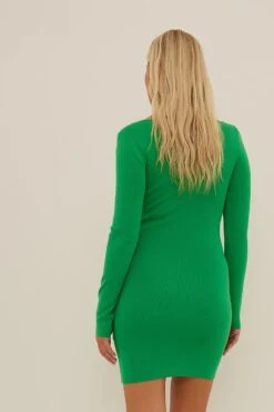 NA-KD Robe Mini En Tricot Fin à Encolure Carrée 21 NA-KD Robe Mini En Tricot Fin à Encolure Carrée -Lady Doux Soldes Magasin nakd fine knitted square neck mini dress 1100 005969 0010 22642