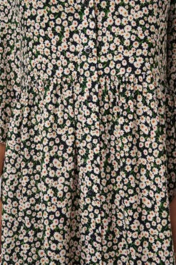 NA-KD Robe Mi-Longue -Lady Doux Soldes Magasin nakd flounce detail flower dress 1100 002254 0018 05g