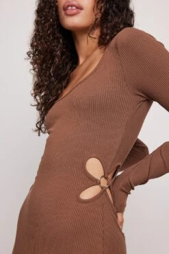 NA-KD Mini Robe Côtelée